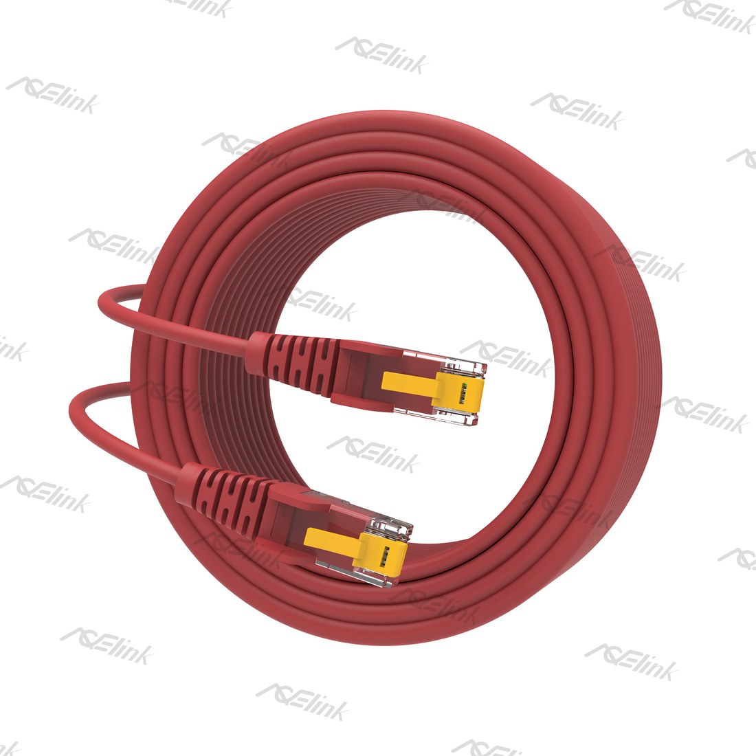 CAT.6A Slim 28AWG 10G Patch Cable with DuraBend Latch Connector