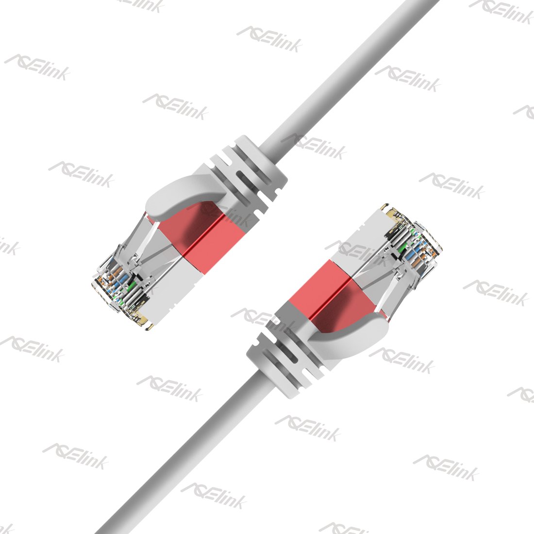 CAT.8 S/FTP 30AWG Slim Cable with Color-Coding Identification
